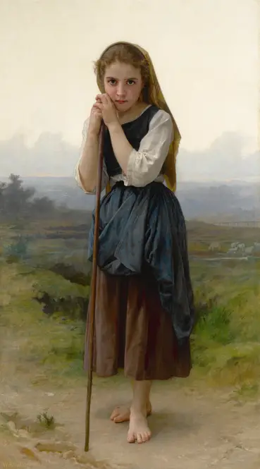 Petite Bergère (1891) by William Bouguereau
